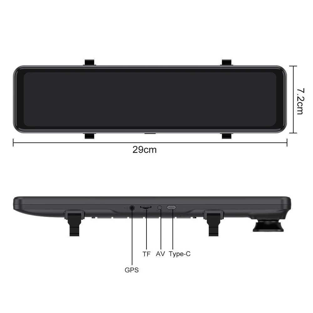 FRONT/REAR CARPLAY DASH CAMERA, DVR, FULL HD, NIGHT VISION, RECORDING DASHCAM - Image 4