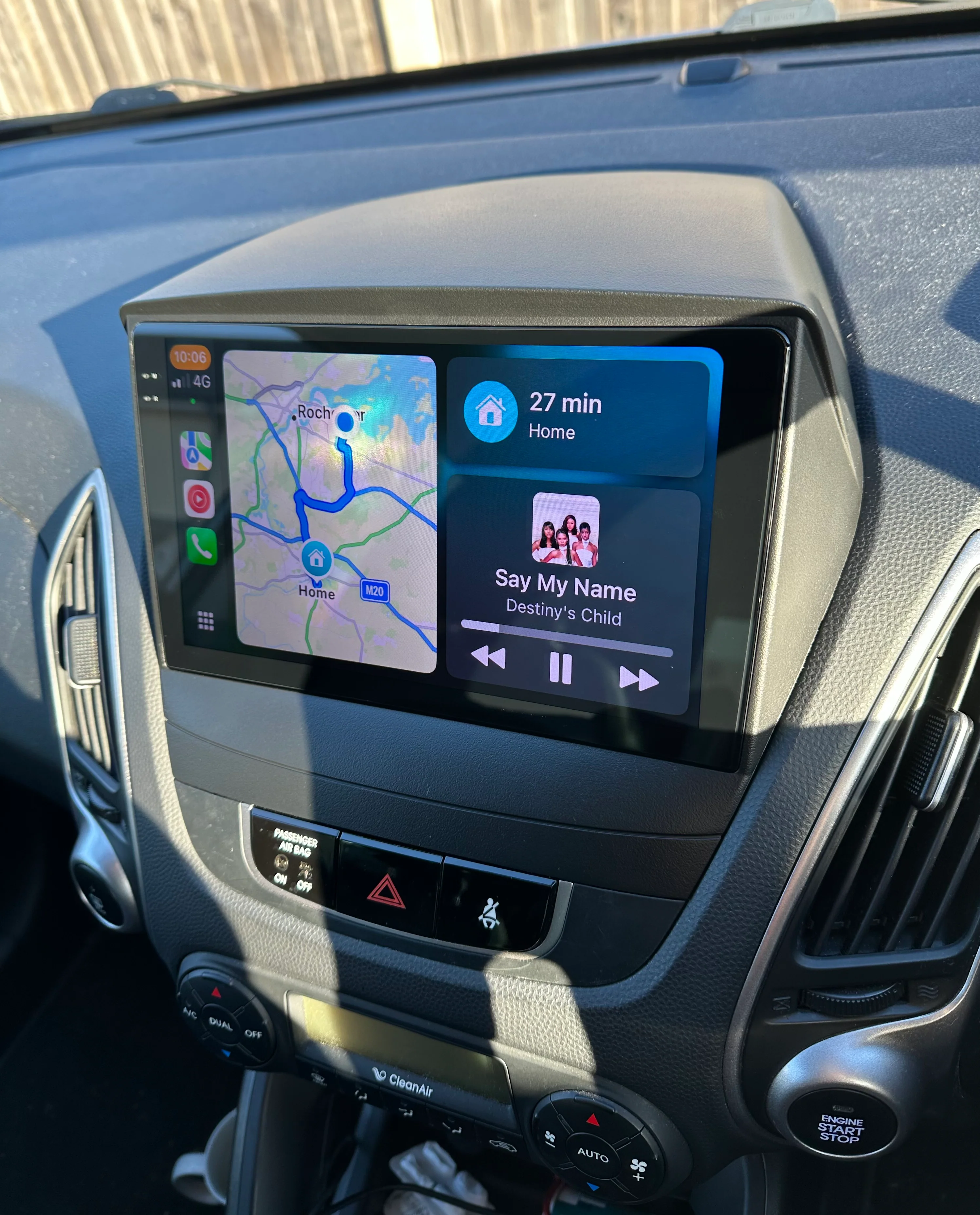 Hyundai IX35/Tucson 2009-2015 Wireless Apple CarPlay Upgrade Kit - Image 2