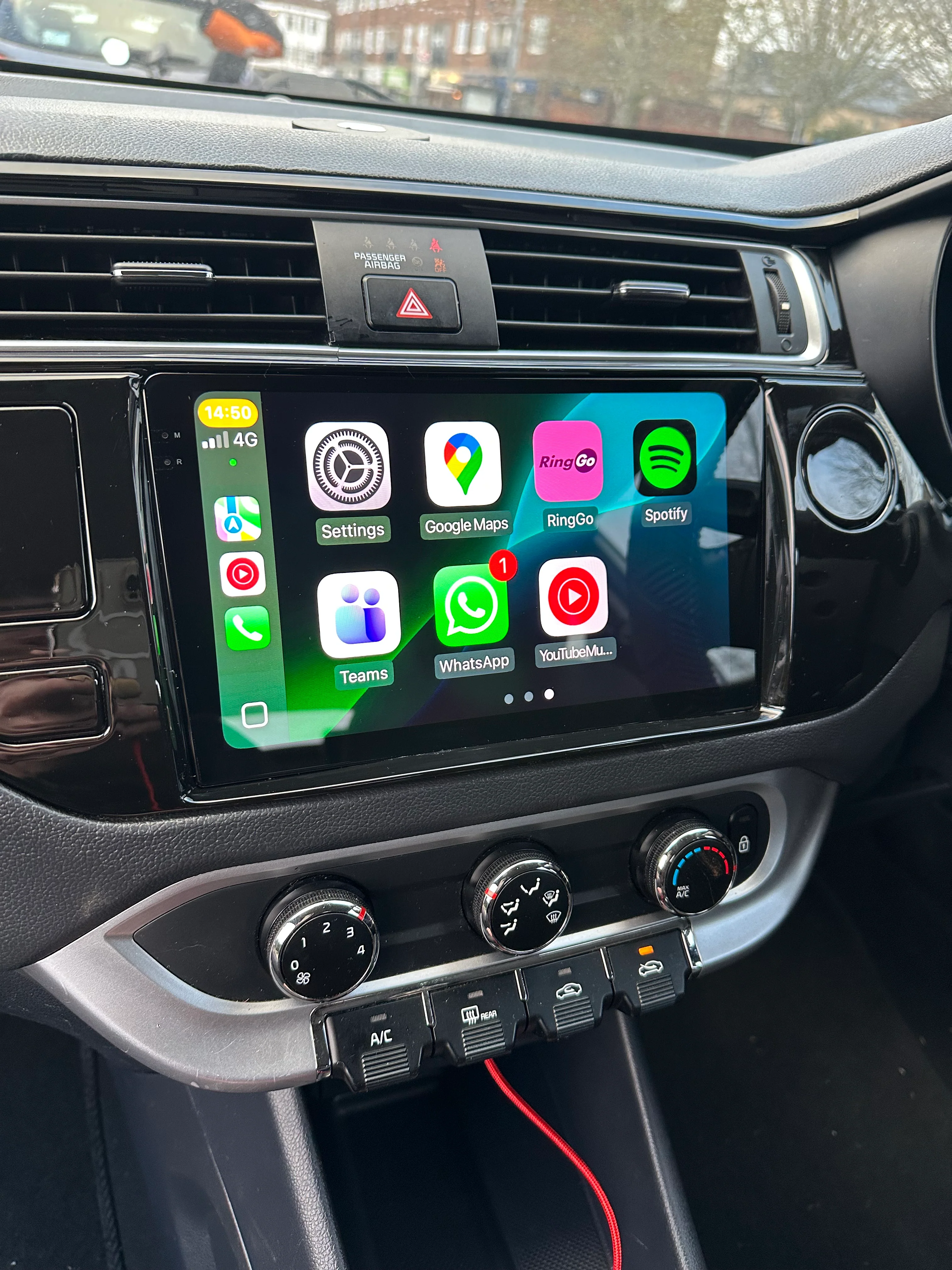 Kia Rio 2015-2016 Wireless Apple CarPlay Upgrade Kit - Image 3