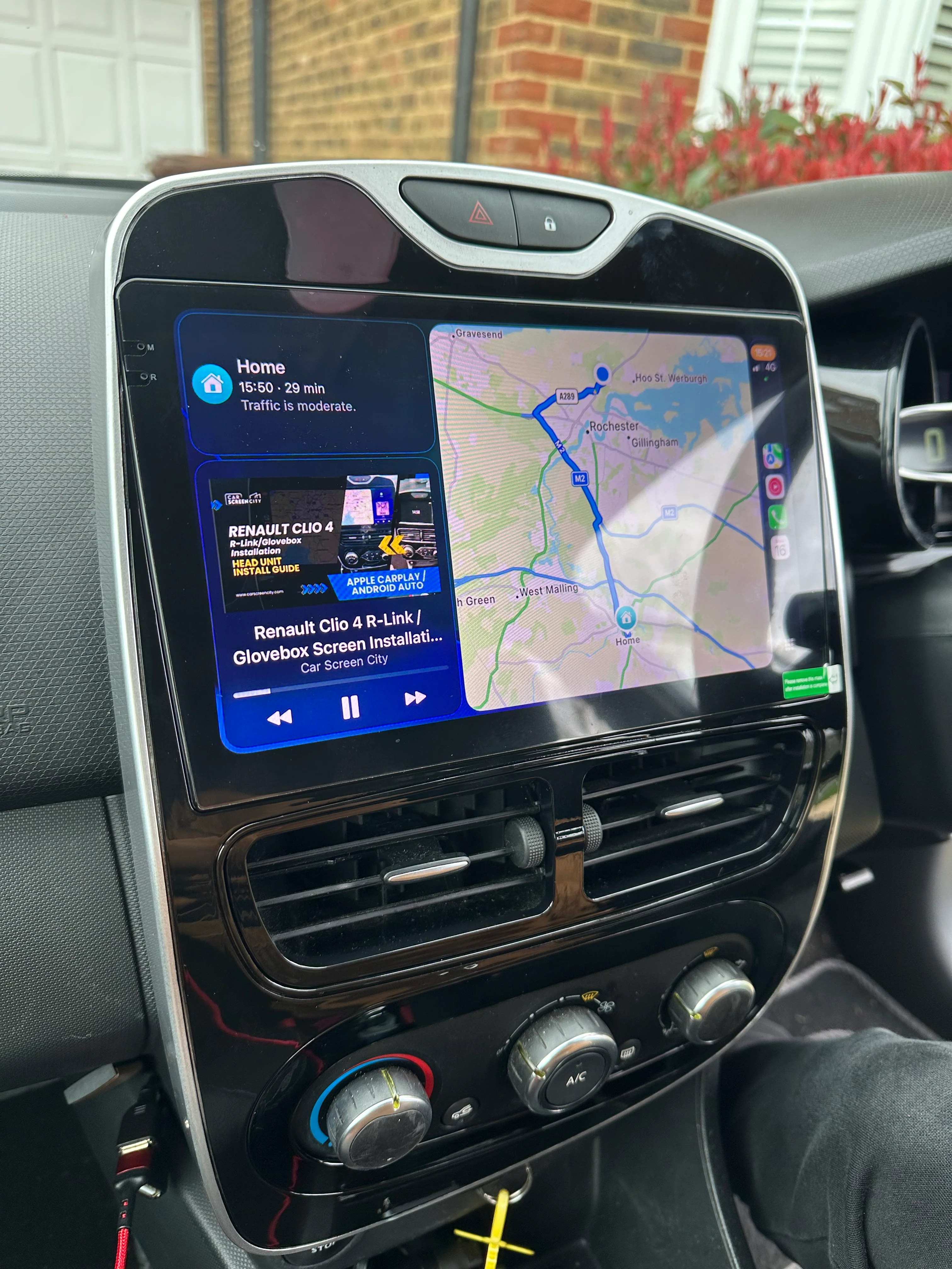 Renault Clio 2012-2019 Wireless Apple CarPlay Upgrade Kit - Image 3